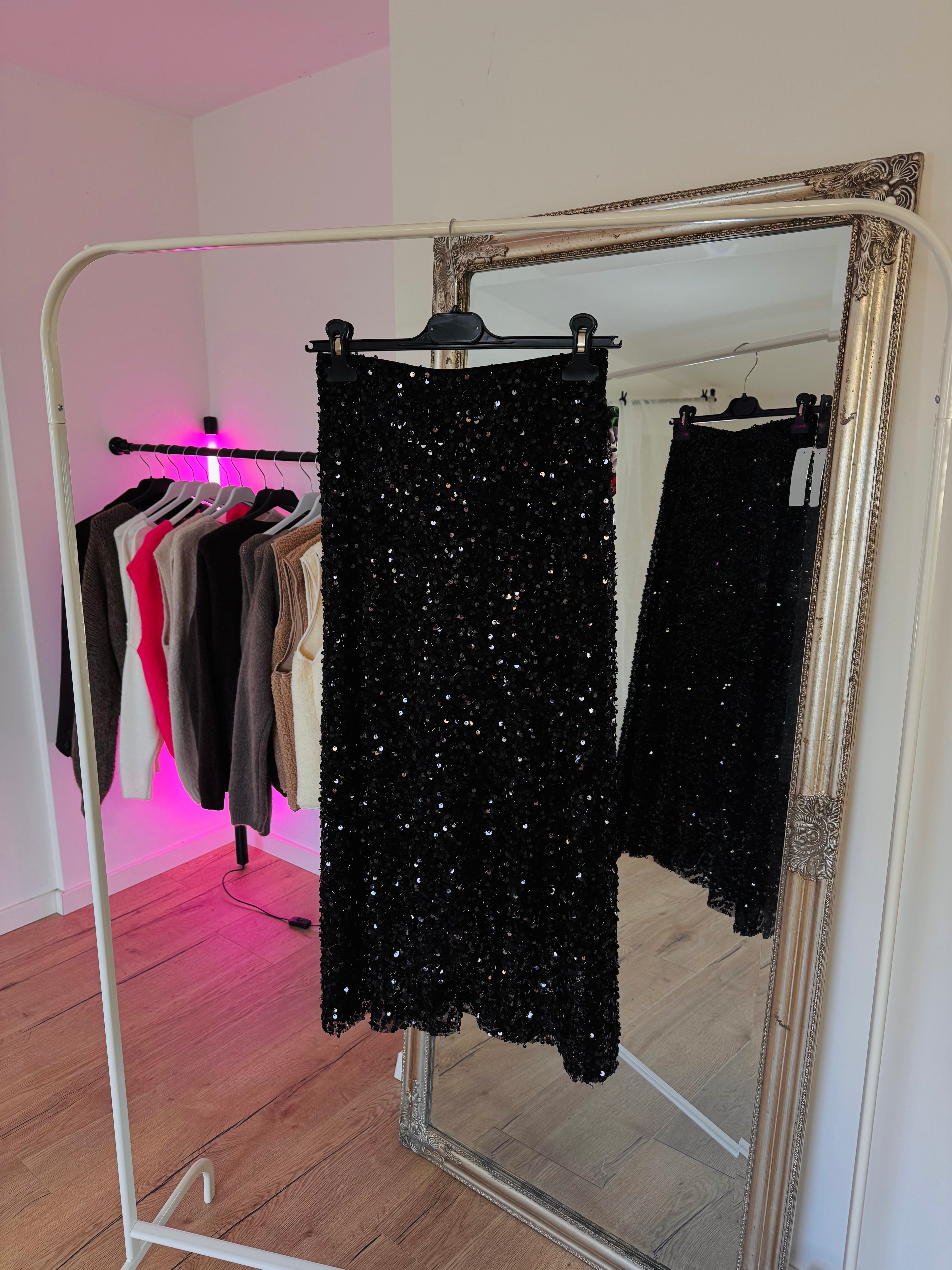 Paillettenrock - Midnight glow