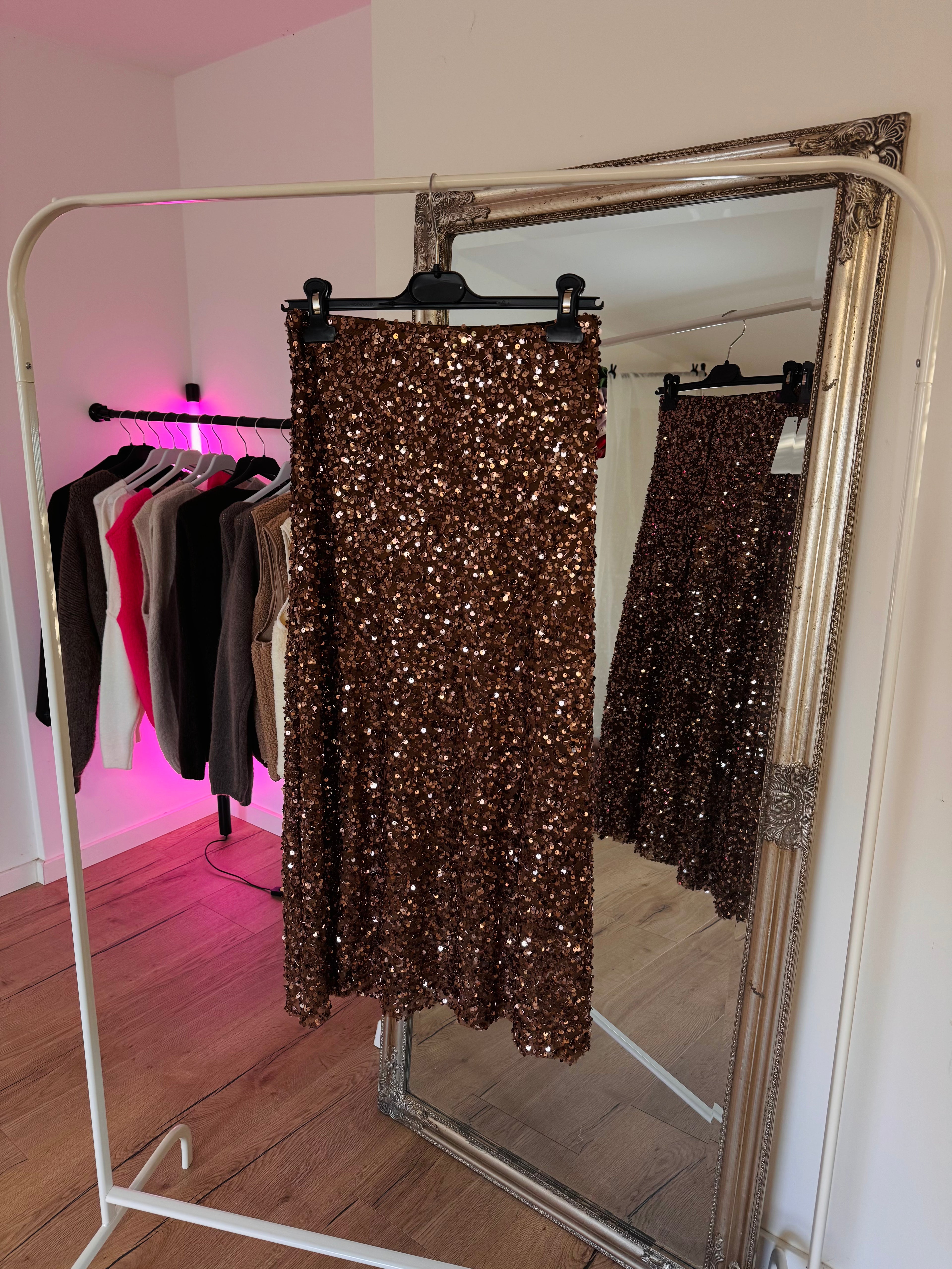 Paillettenrock - Midnight glow